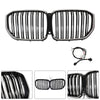 2019-2022 BMW X5 G05 M-Performance Double Slat Black Front Kidney Grille 51137454887 Generic