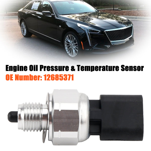 Engine Oil Pressure & Temperature Sensor 12685371 For Chevy Silverado Cadillac