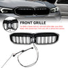 2023-2024 BMW 3 Series G20 G21 G28 Double Line Black Front Kidney Grille Mesh Generic