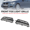 2011-2015 BMW 1-Series F20 F21 M 2PCS Front Bumper Fog Light Cover Bezel Grill Grille 51118053803 51118053804 Generic