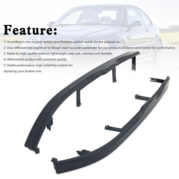 2001-2006 BMW 3-Series E46 M3 Headlight Fillers Primed 51138208680 51138208679 Generic