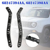 2016 Jeep Renegade (submodel: 75th Anniversary, Dawn Of Justice) Bumper Bracket Set Front Driver and Passenger Side 68247394AA 68247398AA Generic