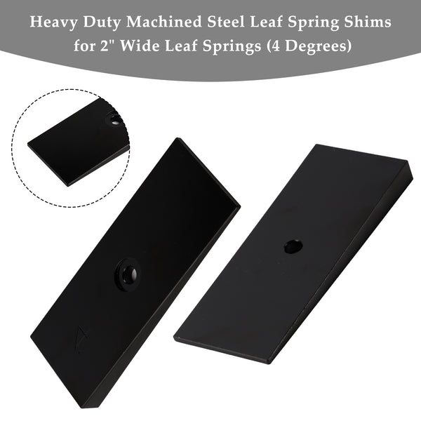Heavy Duty Machined Steel Leaf Spring Shims for 2