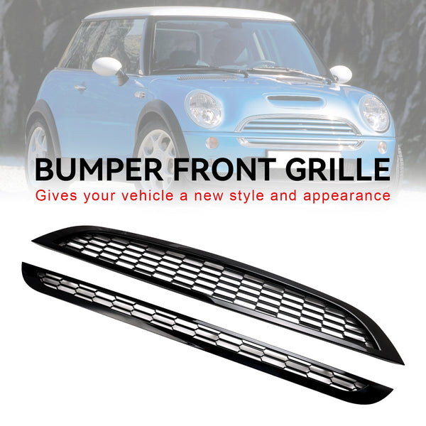 2002-2006 MINI R53 Cooper S 2PCS Honeycomb Mesh Front Grill Grille Generic