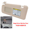 Beige Left Side Sun Visor 74320-48500-E0 For Toyota Highlander 2008-2013