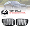 2015.07-2019.01 BMW 7 Series G11 Long-Wheel Base Pre-Facelift Black 2 Slat Front Kidney Grill Grille Generic