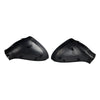 Side Mirror Covers Rearview Housing Bright Black for Peugeot 207 Hatchback