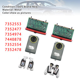 8PCS Left+Right Adaptive Headlight Control Module Set For BMW 5 F07 F10 F11