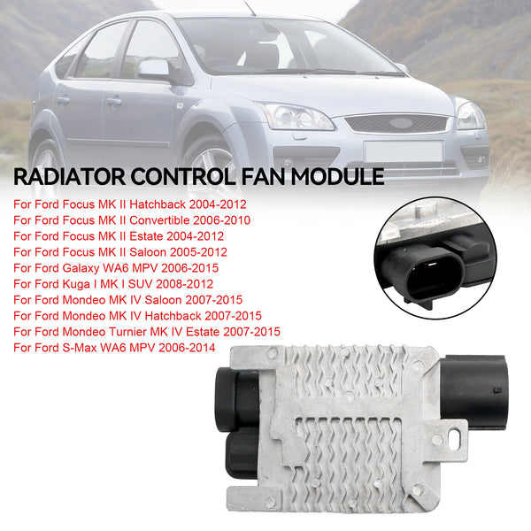 Radiator Control Fan Module 1477218 Fit Ford Focus MK II/IV 6W1Z8B658AC Generic