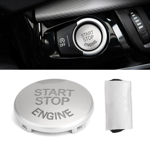 E90 E60 E84 E83 E70 E71 E72 BMW Silver Start Stop Engine Button Switch Cover Generic