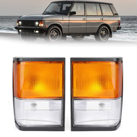 1987-1995 Land Rover Range Rover Classic Clear Corner Lamps New Generic