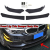 4PCS Universal Front Bumper Lip Body Kit Spoiler Fit GMC Honda Civic BMW Benz Generic