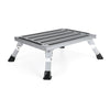 Folding Aluminum Platform RV Step Stool Trailer Camper Working Ladder Portable Generic