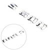 Rear Trunk Emblem Badge Nameplate Decal Letters Numbers Fit Mercedes S600 Chrome Generic