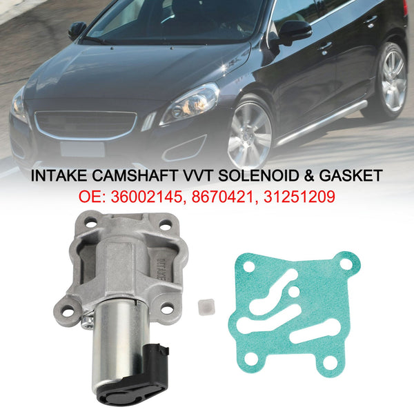 Volvo S60 2000-2010 Intake Camshaft VVT Solenoid & Gasket 36002145 31251209 36002145 31355828 8670421 Generic