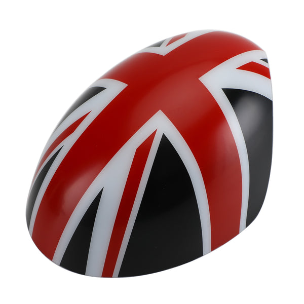 2 x  Union Jack UK Flag Mirror Covers for MINI Cooper R55 R56 R57 Black/Red Generic