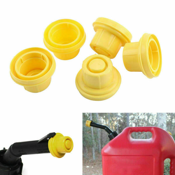 5PCS Yellow Replacement Gas Can Fuel Jug Vent Cap Plug Eagle Spouts Chilton #900302 #900092 #900094