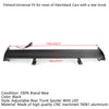 Universal Hatch Adjustable Aluminum Rear Trunk Wing Racing Spoiler With LED Generic