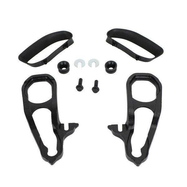 2019 2020 Ram 1500 Front Black Tow Hooks Left & Right with Mopar 82215268AB Generic