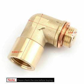 90 Degree M18X1.5 O2 Sensor Angled Extender Spacer Oxygen Bung ExtensionGeneric