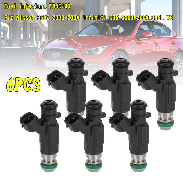 2002-2003 Infiniti QX4 3.5L V6 1PCS/6PCS Fuel Injectors FBJC100 FBJC-100 842-12240 84212240 Generic