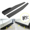 Pair 86cm Car Carbon Fiber Side Skirts Rocker Splitters Diffuser Winglet Wings Generic