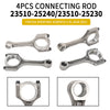 4PCS Connecting Rod For 2005.03-2010.01 Hyundai Sonata 2.4L 23510-25240 2351025220 2351025230 2351025210 Generic