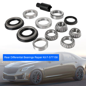 2013-2019 Cadillac ATS Rear Differential Bearings Repair Kit F-577158 F-574658 LM50134R Generic