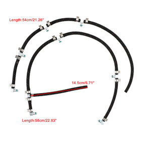 2004.5-2010 LLY Duramax Diesel Pickup Truck Engines 6.6L Fuel Injector Return Line Kit 97328733 98062291 Generic