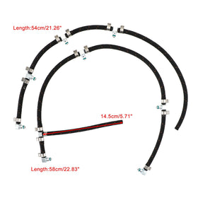 Fuel Injector Return Line Kit 97328733 0928400552 Fit Duramax 2004-2010 6.6L Diesel Truck Engines Generic