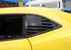 Rear Triangle Quarter Window USA Flag Decal Sticker Trim For Camaro 2010-2015 Generic