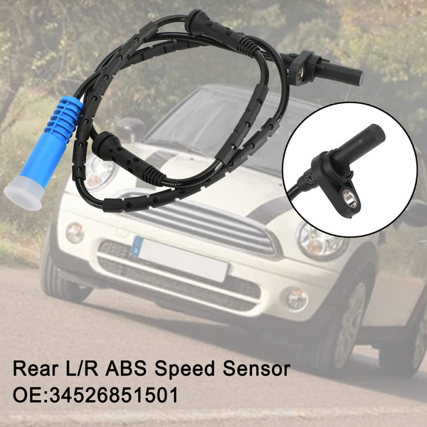 Mini Cooper R56 1.6 1.6D Rear L/R ABS Speed Sensor 34526851501 2006-2013 Generic