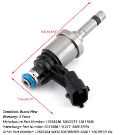 1x Fuel Injectors For GM Chevrolet Camaro Traverse GMC Acadia CTS 3.6L Generic