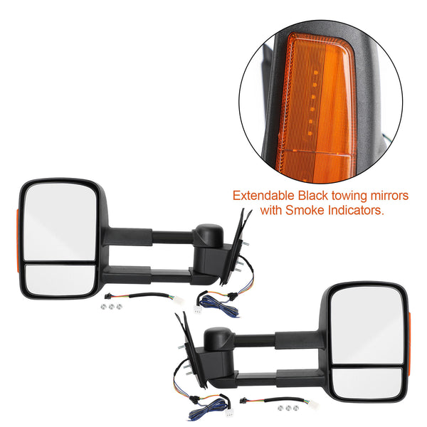 2005-2011 Toyota Hilux Pair of Electric Extendable Towing Mirrors Fedex Express Generic