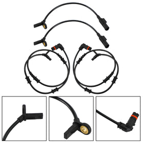 Mercedes-Benz W164 ML350 ML320 Set 4pcs Front Rear ABS Speed Sensor Generic