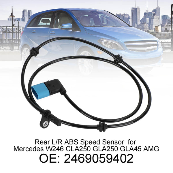 2014-2015 Mercedes-Benz B ELECTRIC DRIVE Front/Rear L/R ABS Speed Sensor 2465402510 Generic