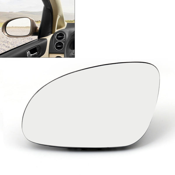 Door Mirror Left Glass Heated W/Holder Fit For VW Golf GTI Jetta MK5 Passat B6 Generic