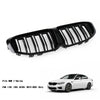 2019-2023 BMW F40 1-Series Gloss Double Black Front Replacement Hood Grille Generic