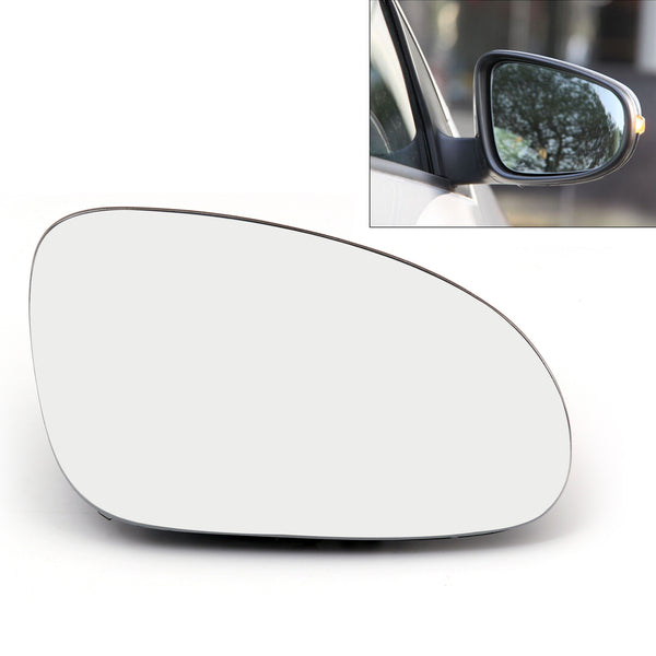 Door Mirror Right Side Glass Heated W/Holder Fit For VW Golf GTI Jetta MK5 Passat B6 Generic