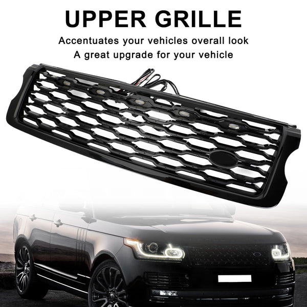 13-17 Land Rover Range Rover Vogue L405 W/LED Front Bumper Upper Grill Generic