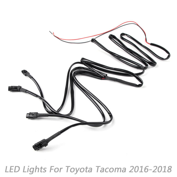 2016-2020 Toyota Tacoma PT228-35170 Front Bumper Hood Grille With LED Lights 4 PCS Generic