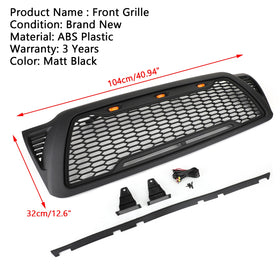 05-11 Toyota Tacoma Front Grille With LED lights Bumper Hood Mesh Grill Generic