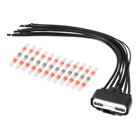 Wiper Motor Connector Plug Replacement 12 pin Repair Kit for Ford Transit Custom Generic