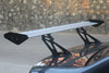 Universal Sedan Aluminum GT Rear Trunk Wing Racing Spoiler With Red Light B #E2 Generic