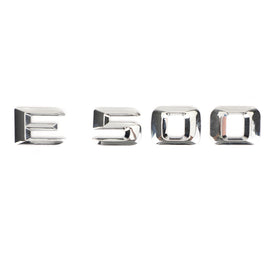 Rear Trunk Emblem Badge Nameplate Decal Letters Numbers Fit Mercedes E500 Chrome Generic