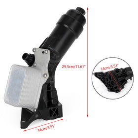 BMW F20 F22 F30 G30 G32 X4 Engine Oil Cooler Filter Housing 11428596283 11428585625 Generic