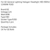 For GE General Lighting Halogen Headlight HB3 9005U 12V60W P20D Generic
