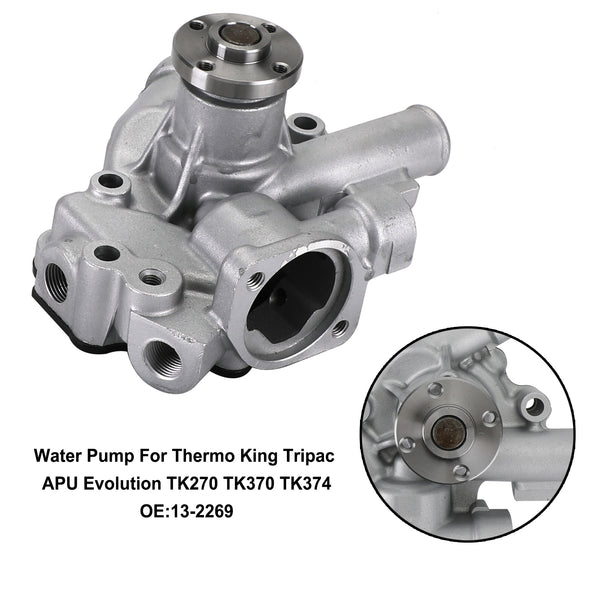 Water Pump13-2269 TK13-2269 For Thermo King Tripac APU Evolution TK270 TK370 TK374 Generic