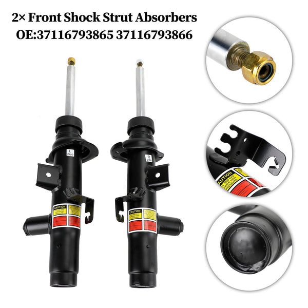 2014-2016 BMW 228I 2×Front Shock Strut Absorbers 37116793865 37116793866 Generic