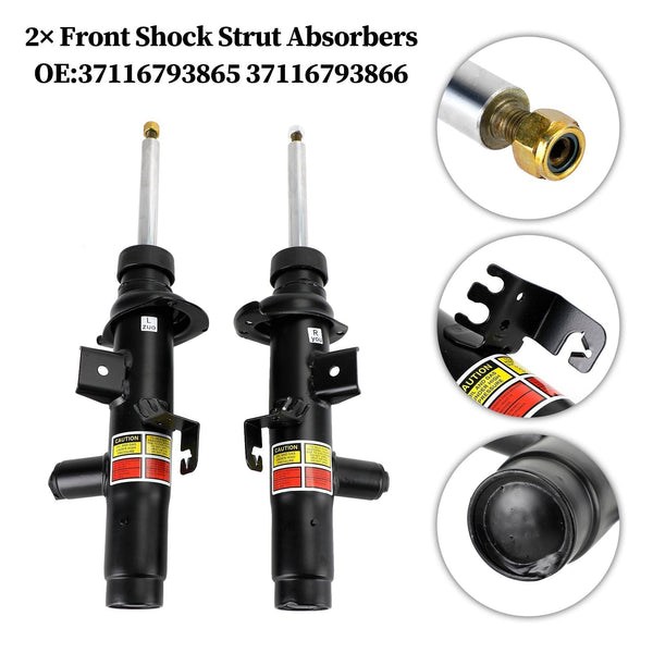 2012-2016 BMW 328I 2×Front Shock Strut Absorbers 37116793865 37116793866 Generic